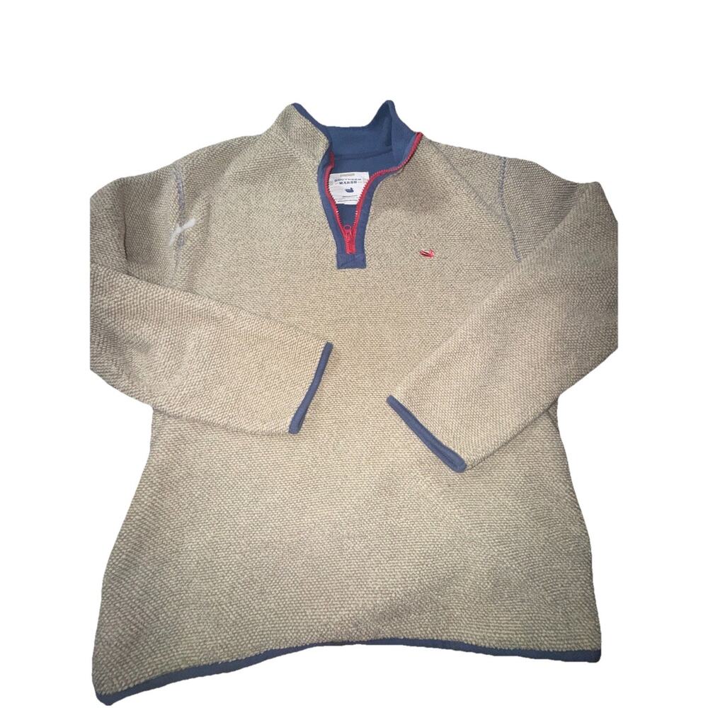 Southern Marsh Men’s Beige Pullover Fleece Zip Sz XL (HRA)